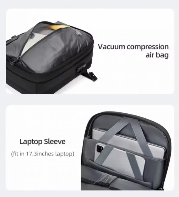 Native Astra Backpack expanded to 40L capacity - lightweight & waterproof for travel,